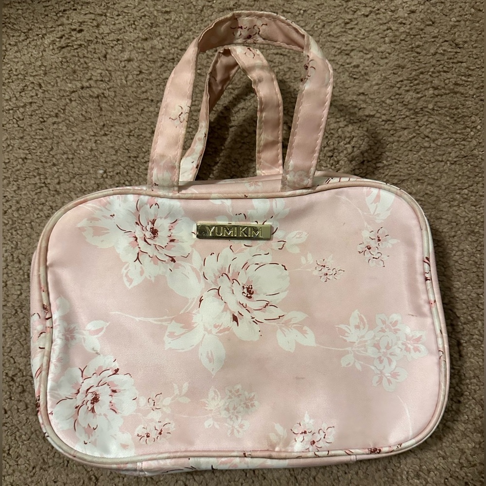 Yumi Kim Pink Floral Toiletry Bag